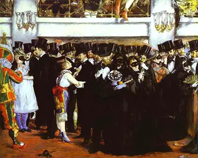 Masked Ball at the Opera Edouard Manet